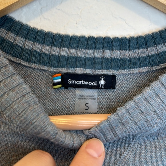 Smartwool Crewneck Sweater (Blue; Small) - Picture 2 of 6